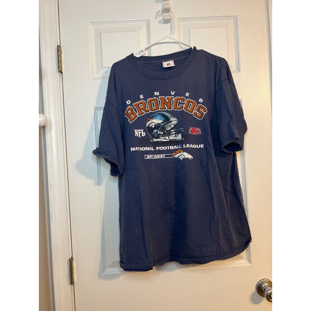 NFL Denver Broncos Y2K Faded T-Shirt Sz: XL